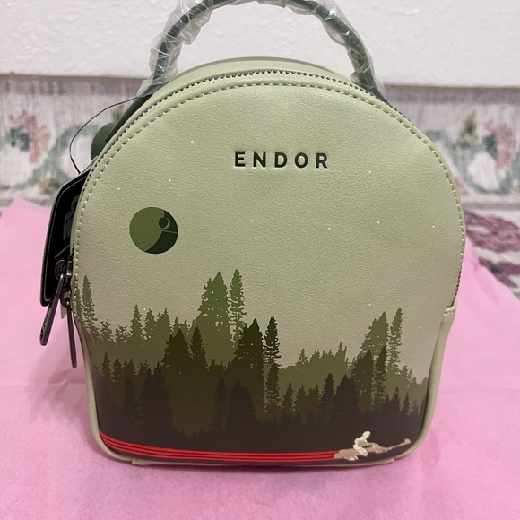 🎯Loungefly Star Wars Endor Convertible Mini Backpack - Picture 5 of 15